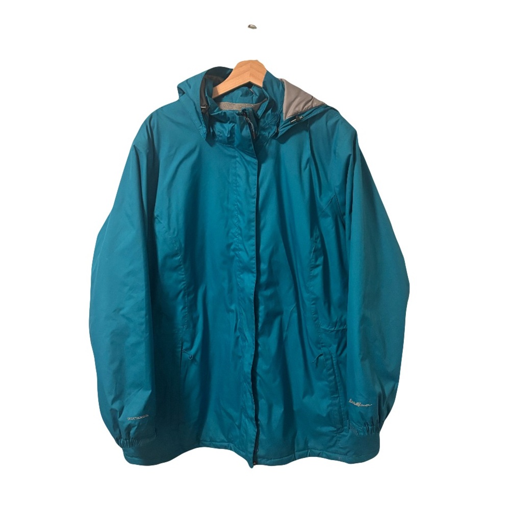 Eddie Bauer Teal Blue Waterproof Ski Jacket